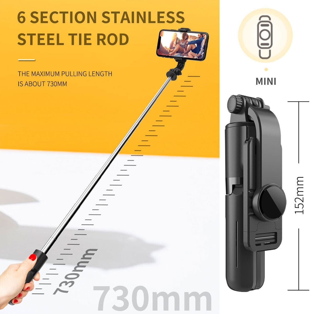 Remote Selfie Stick Tripod Phone Desktop Stand For Samsung Galaxy Note 8/9/10/20