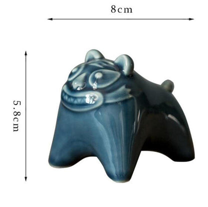 8cm Tiger Tea Pet Tea Ornaments Ceramic Tea Play Home Decor