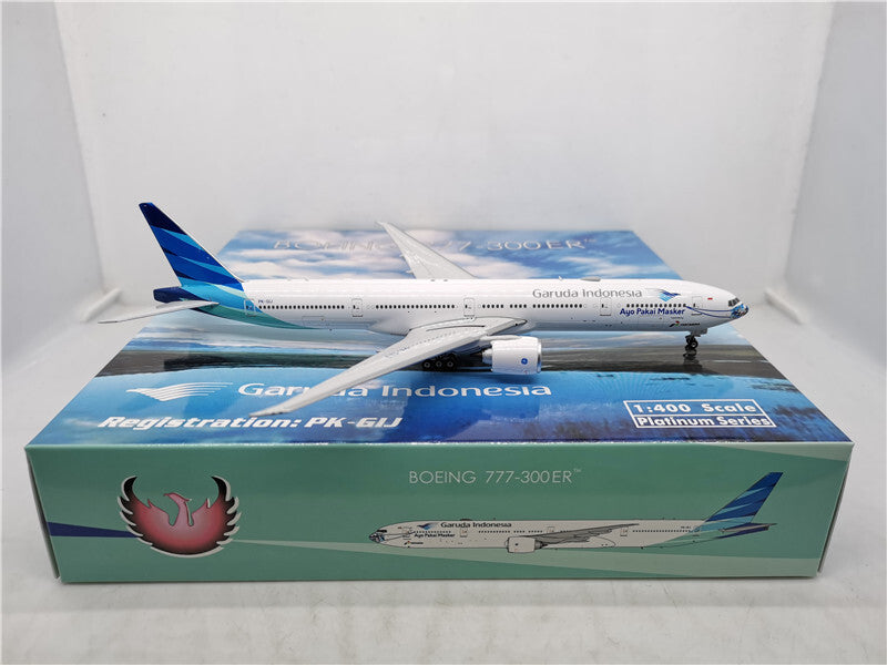 1:400 Phoenix Garuda Indonesia B777-300ER Airplane Diecast Aircraft Plane Model