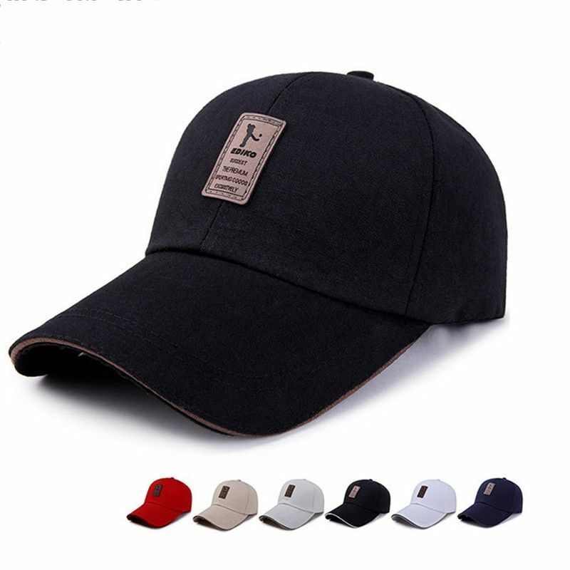 Cycling Sun Hats Adjustable Fishing Baseball Cap Casual Sports Snapback Golf Men