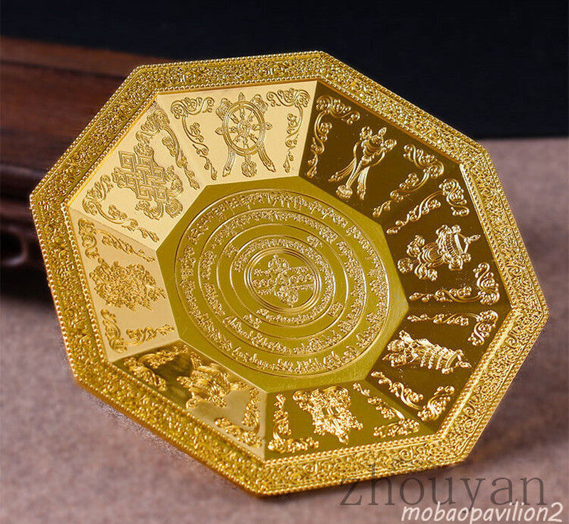 TIBETAN BUDDHIST ALTAR MUST! FIRE & SMOKE POWDER OFFERING MANDALA PLATE BOWL =