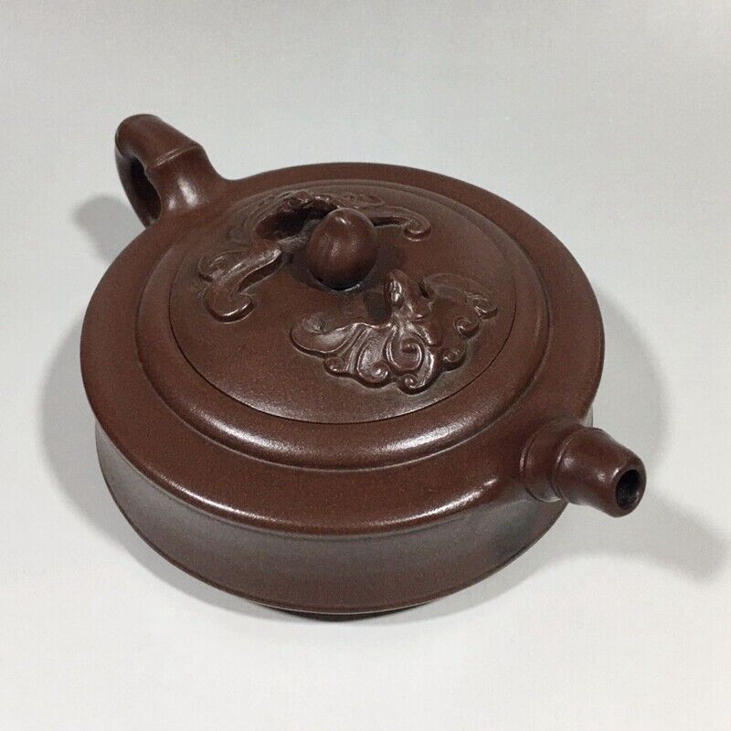 Chinese Yixing Zisha Clay Handmade Exquisite Teapot （竹鼓壶 底款：朱可心）