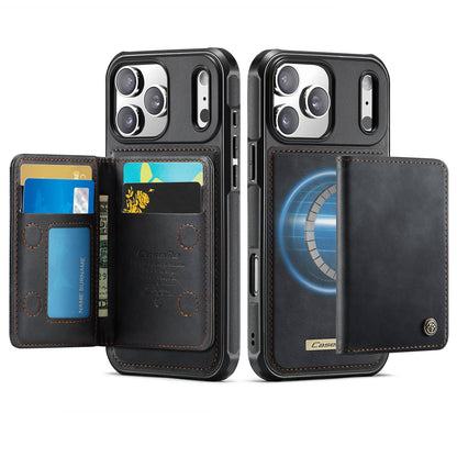 For iPhone 17/Air/16e/15/14/13/12/11 Pro Max Wallet Case Magnetic Card Holder
