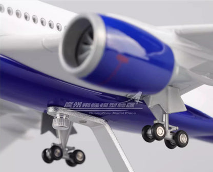 47CM 1:142 BRITISH AIRWAYS AIRBUS A350 Airplane Landing Gears Resin Plane Model