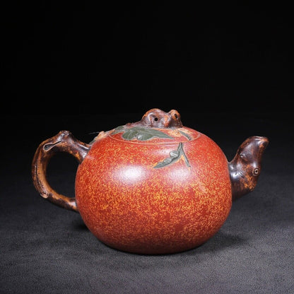 Chinese Yixing Zisha Clay Handmade Exquisite Teapot （小老鼠 底款：蒋燕庭）