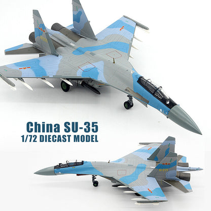 China SU-35 1/72 diecast plane model aircraft Unistar