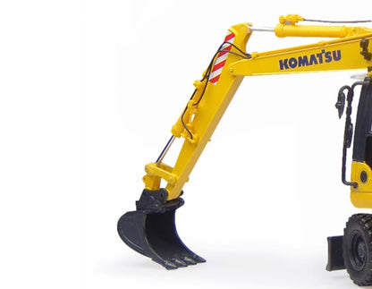 1:50 PW148-10 Multifunction Wheeled Excavator Construction Machine Diecast Model