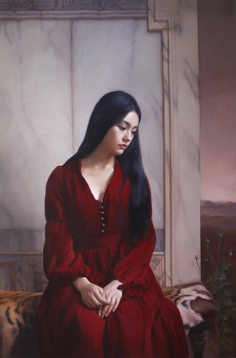 high quality oil painting handpainted on canvas "Oriental Girl "