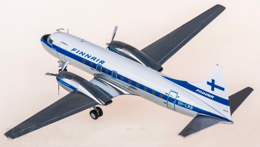 1:200 JC Wings Finnair Convair CV-440 Passenger Airplane Diecast Plane Model
