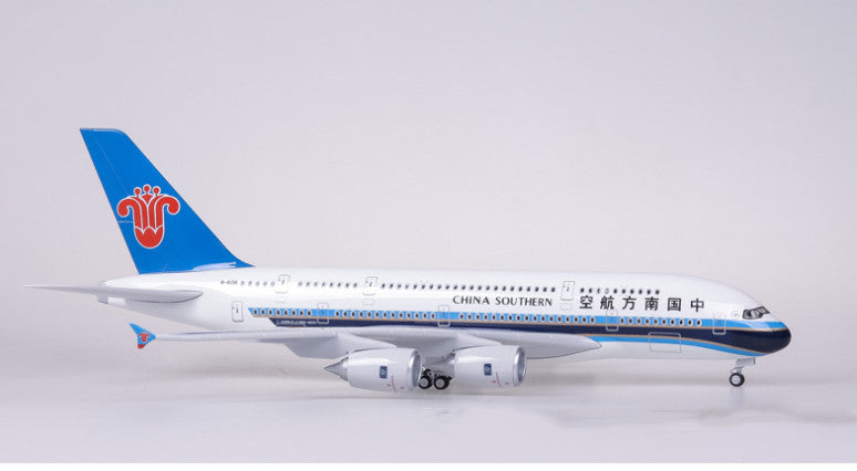 46CM 1:160 CHINA SOUTHERN AIRBUS A380 Airplane Landing Gear Resin Aircraft Model