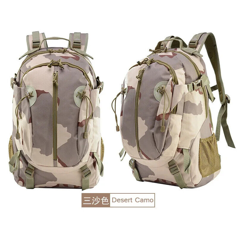 Men's 30L Army Tactical Backpack Bag 900D Outdoor Bag Hiking Camping Hunting