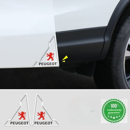 2-piece car door corner anti-collision strip transparent protective tape