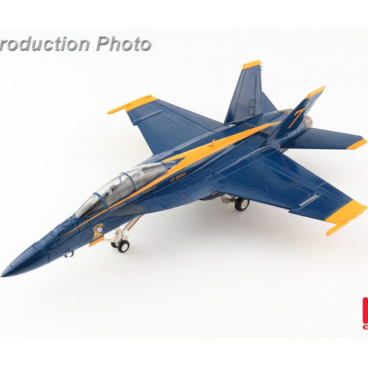 HM 1/72 F18 fighter model F/A-18F Blue Angel # 7 US Navy 75th anniversary 2021