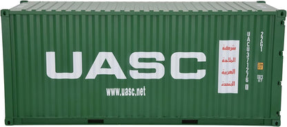 1:20 UASC Shipping Container Model Abs Resin & Wood Toy Home Decoration Gift