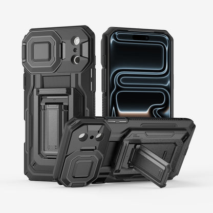 Rugged Mobile Phone Case with Card Slot F for iphone 17/16/15/14/13 Pro Max Plus
