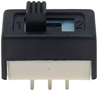 Mini SPDT Slide Switch with PC Leads on 0.1" Center - Ideal for Breadboards