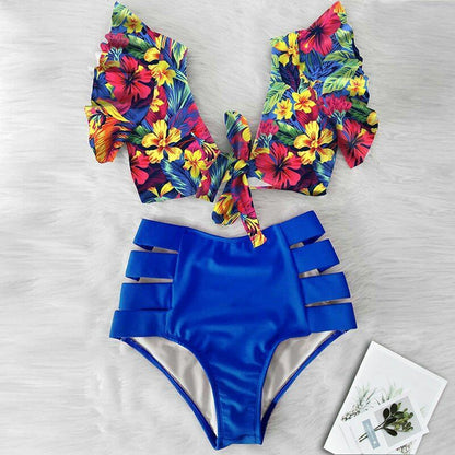 Women Swimsuit Swimwear High Waist Bikini Sexy Push Up Plus Size Bathing Suits