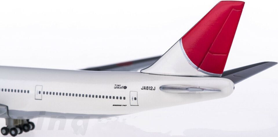 1:500 Hogan JAL JAPAN AIRLINES BOEING 747-300 Passenger Airplane Diecast Model