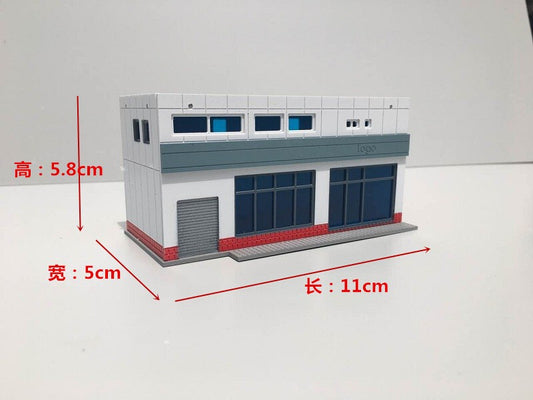 1:150 Building Model City Railway House Scene Display Building Model Toy