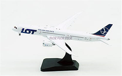 JC Wings LOT POLISH AIRLINES for BOEING 787-9 SP-LSA FLAPS DOWN 1/400 model