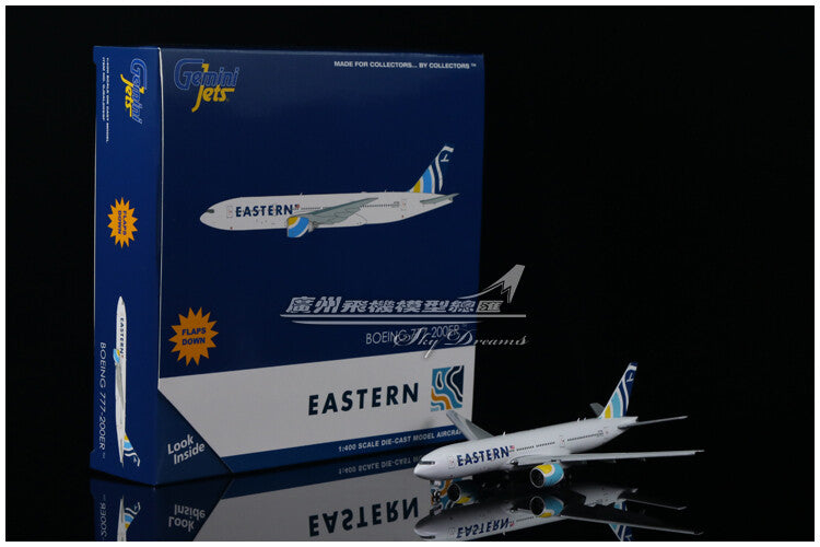 1:400 GeminiJets EASTERN B777-200ER Airplane Diecast Plane Aircraft Model
