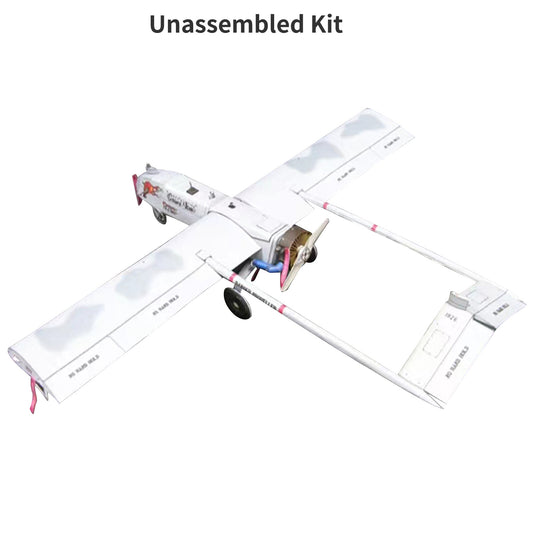 1/12 DIY RQ-7 Shadow UAV Paper Plane Aircraft Unassembled Model Christmas Gift B