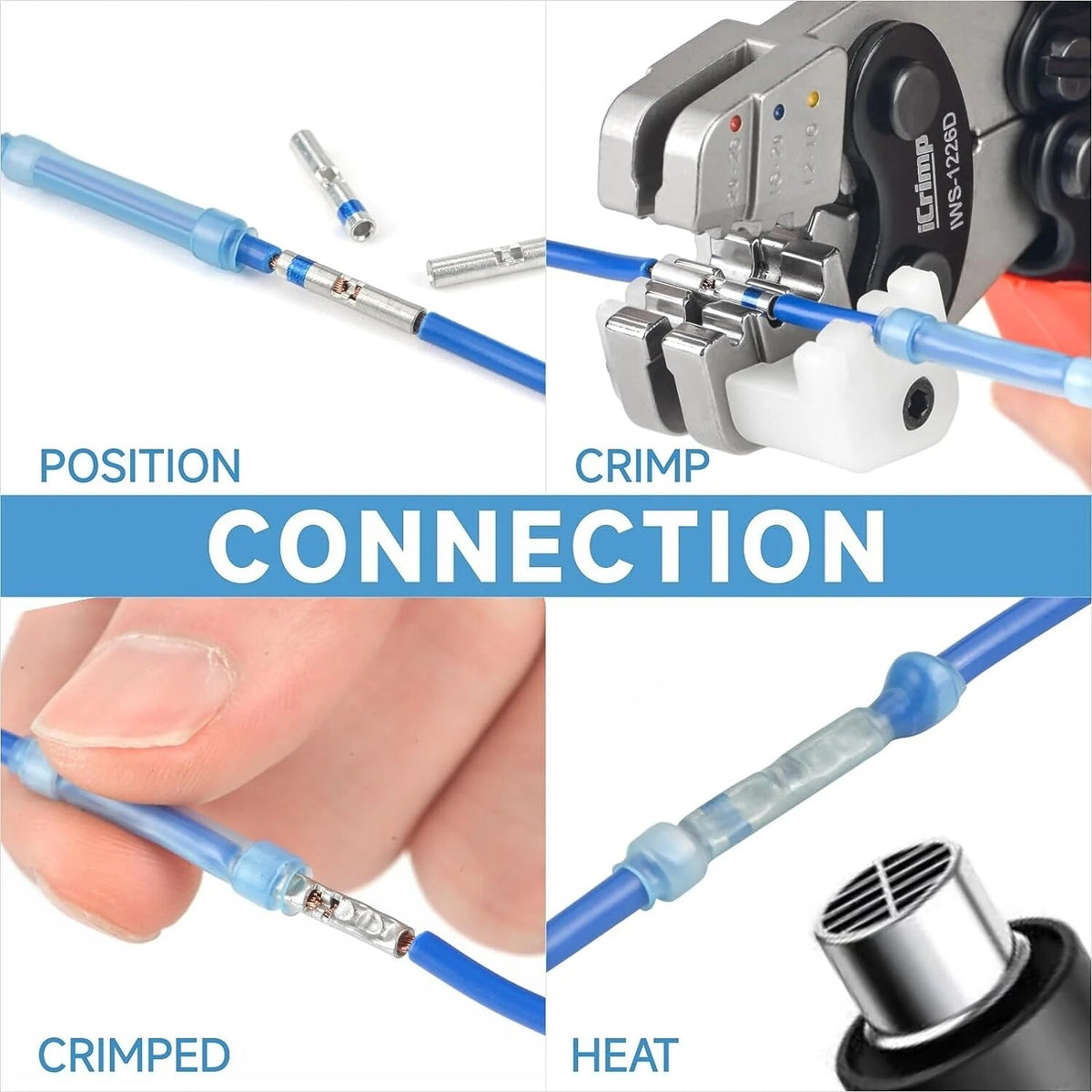 IWS-1226D Crimping Tool for Raychem TE MiniSeal Low Profile Environment Splices