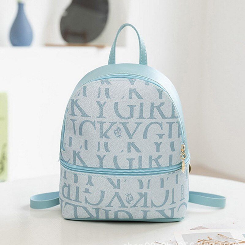 Backpack Synthetic Leather Small Bags Retro Handbag Phone Purse Pouch Travel 1PC