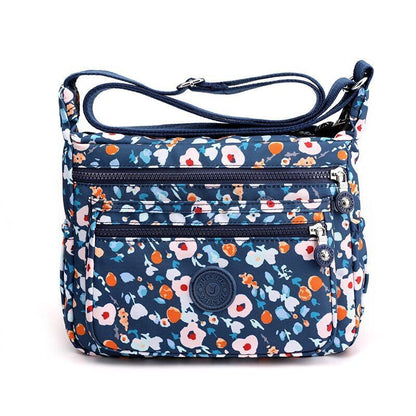 Crossbody Bag Waterproof Nylon Shoulder Purse Traveling Tote Pouch Messenger Bag