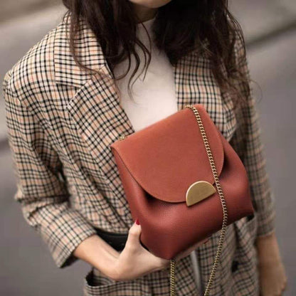 Bucket Bags Handbags Women Leather Shoulder Bag Crossbody Purse Hasp Zipper 1 PC