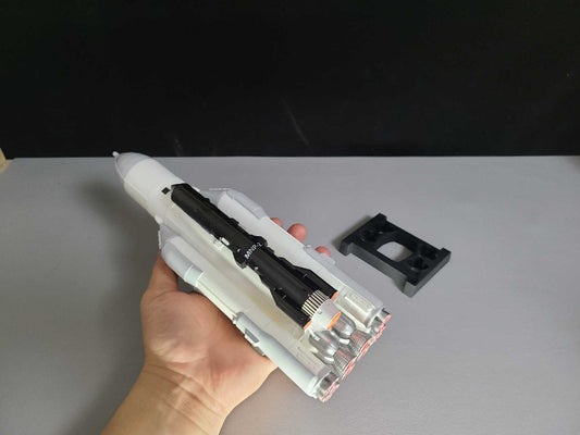 1:200 Scale Energia 11K25 with Polyus Space Shuttle Model Painted Finished
