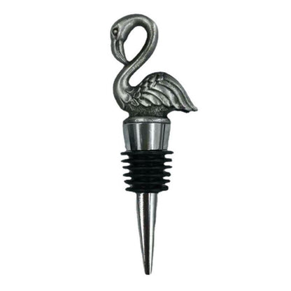 Wine Stoppers Animal Flamingo Octopus Mermaid Owl Bottle Cork 10-11cm Metal Zinc