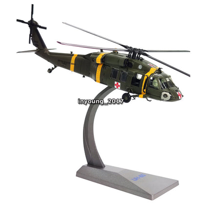 1/72 Scale Sikorsky UH-60 Black Hawk Helicopter Model Diecast Airplane Model