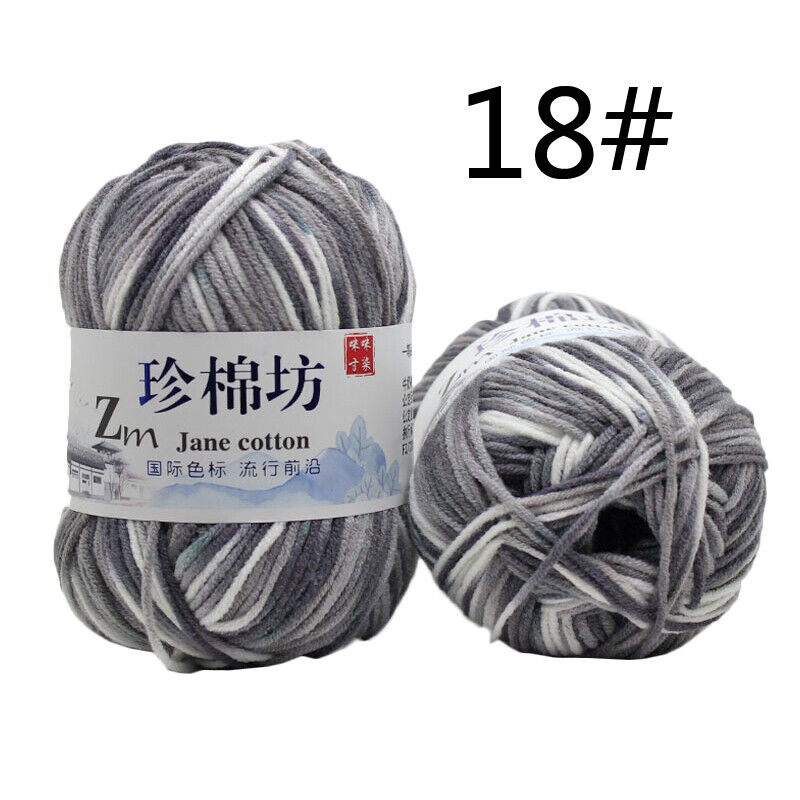 Hot Sale 50g Soft Crochet Yarn DIY Hand Milk Baby Cotton Knitting Wool Yarn