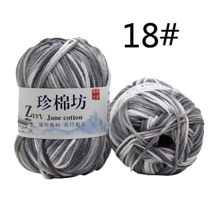 Hot Sale 50g Soft Crochet Yarn DIY Hand Milk Baby Cotton Knitting Wool Yarn
