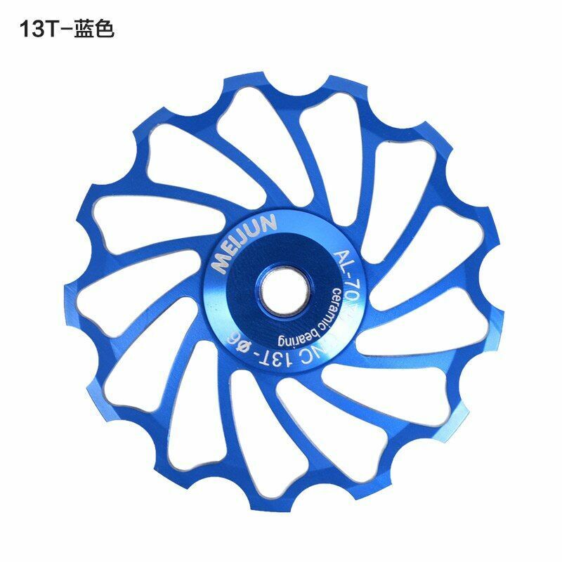 Rear Derailleur Guide Wheel 2pcs MTB Road Bike Ceramic Pulley 7005 11T Cycling