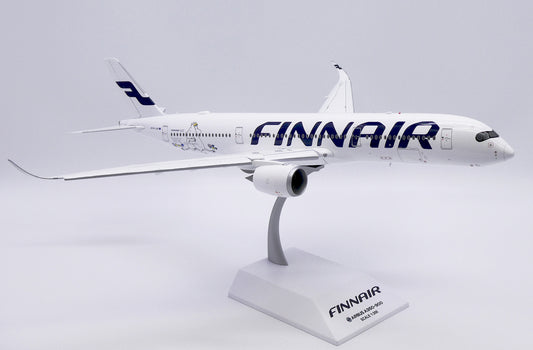 1:200 34CM JC Wings FINNAIR AIRBUS A350-900XWB Flap Down Airplane Diecast Model