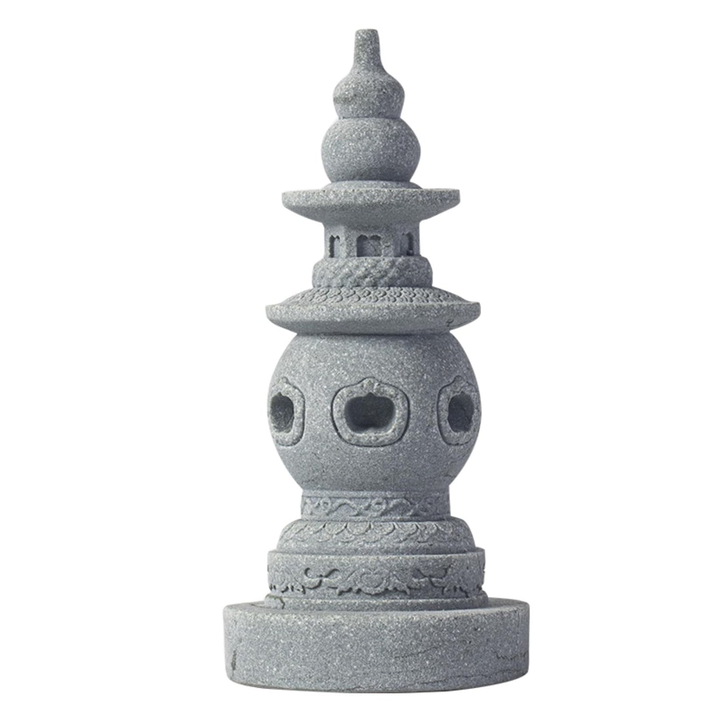 Green Sandstone Tower Tea Pet 12.4cm 4.8in Kung Fu Tea Tray Accessories