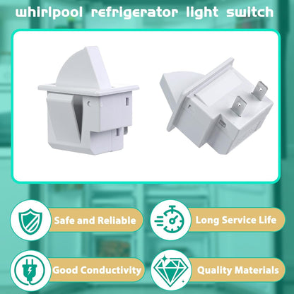 Refrigerator Door Light Switch – Compatible with Whirlpool, GE, Maytag, Amana, K