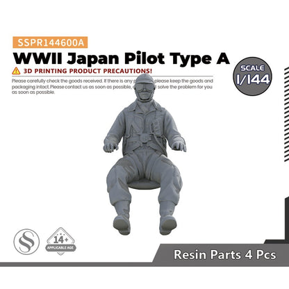 SSMODEL SSPR144600A 1/144 WWII Japan Pilot Type A