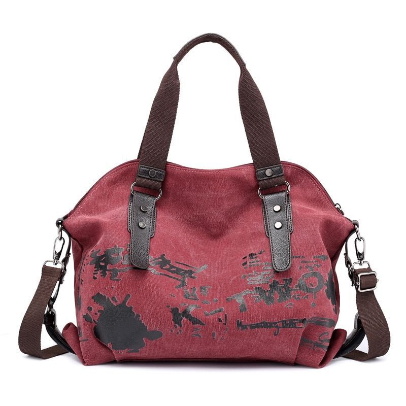 Handbag Crossbody Bag Large Canvas Tote Bag Messenger Shoulder Purse 49*12*35CM