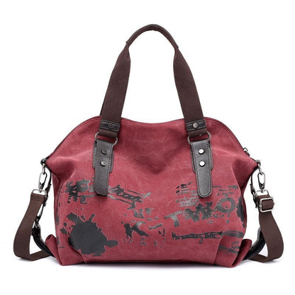 Handbag Crossbody Bag Large Canvas Tote Bag Messenger Shoulder Purse 49*12*35CM