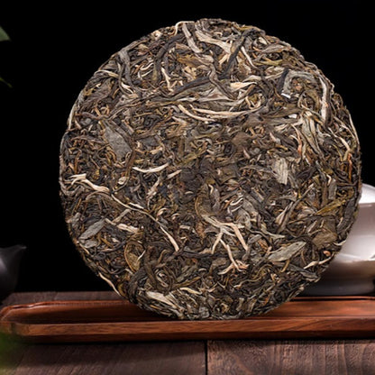 357G Jinban Zhang Pu'er Tea Raw Tea Cake Yunnan Qizi Cake Tea Ancient Tree Tea -