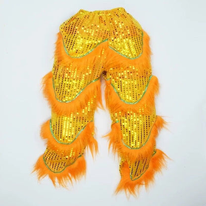 Chinese Kung Fu Folk Art South Lion Children's Dance Pants