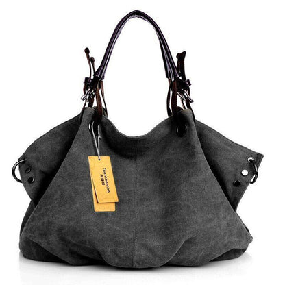 Women Canvas Bags Crossbody Bags Solid Shoulder Bag Female Handbag