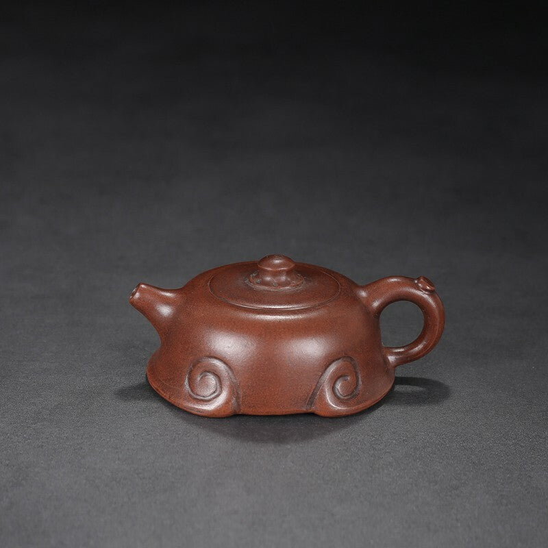150ml Chinese Yixing Old Purple Clay Teapot Handmade Kung Fu Tea Set Decorate