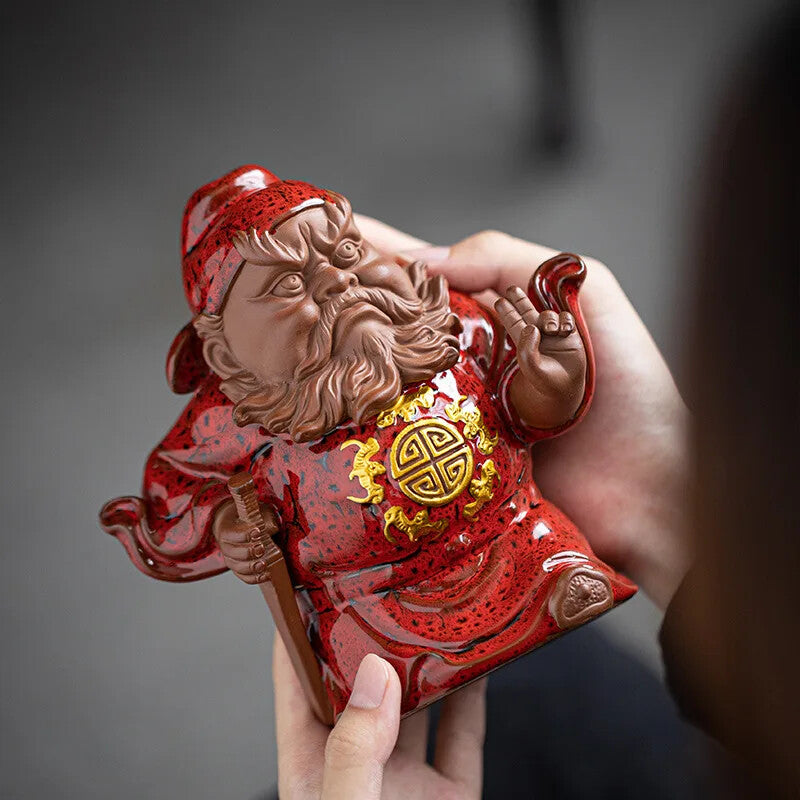 Tianshi Zhong Kui Statue Chinese Folk Figures To Ward Off Evil Decor Feng Shui