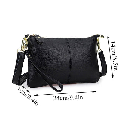 Womens Genuine Leather Clutch Messenger Handbag Crossbody Shoulder Bag Purse US
