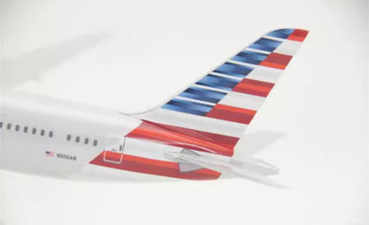 29CM 1:200 Risesoon American Boeing 787-8 Passenger Airplane ABS Plastic Model