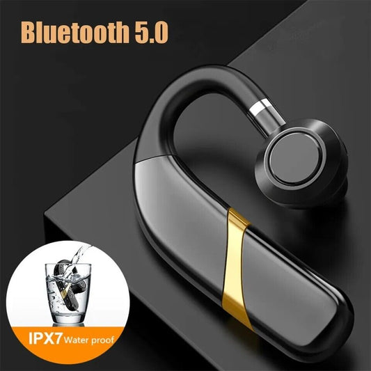Wireless Bluetooth Headset Handsfree Call Headphones Ear-hook For iPhone Samsung